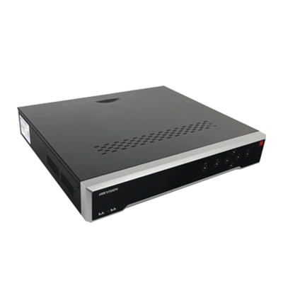 NVR 8 Megapixel (4K) / 32 canales IP / 16 Puertos PoE+ / 4 Bahías de Disco Duro / Switch PoE 300 mts / HDMI en 4K